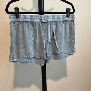 Earthbound jean flowy shorts